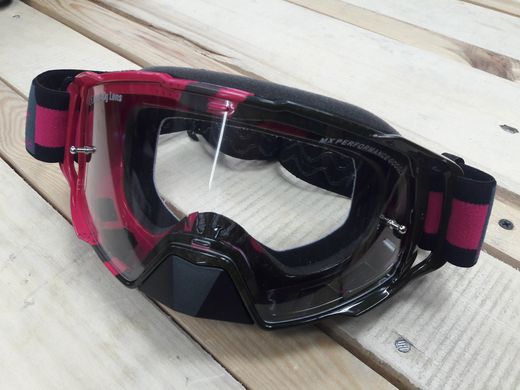 Маска кросова MT Goggles MX EVO Stripes Black/Pink