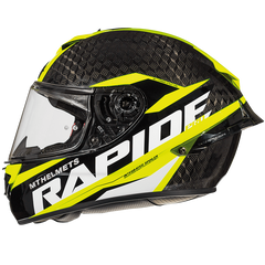 Мотошлем MT RAPIDE PRO Carbon Gloss Fluor Yellow S