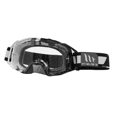 Маска кросова MT Goggles MX EVO Stripes Black/White