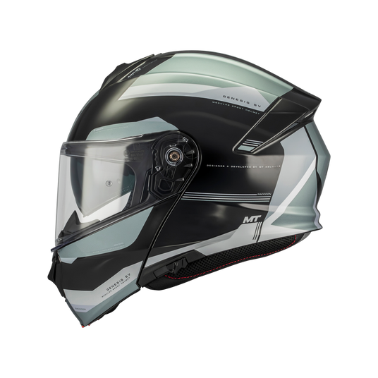 Купить Мотошлем MT GENESIS SV RACCOON B12 Gloss XS