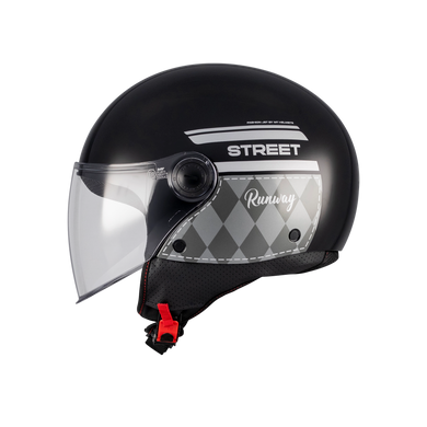 Мотошолом MT STREET S RUNWAY B2 Gloss XS