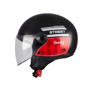 Мотошолом MT STREET S RUNWAY B5 Gloss XS