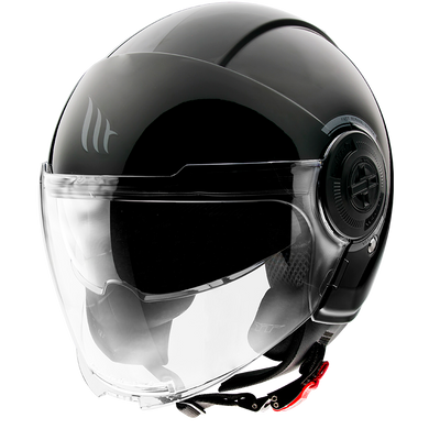 Мотошолом MT VIALE SV Solid Gloss Black XS