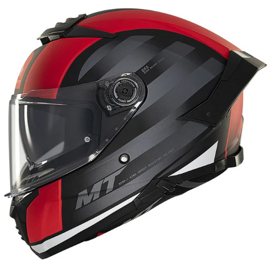 Купити Мотошолом MT THUNDER 4 SV TREADS B5 Matt Red. Офіційне