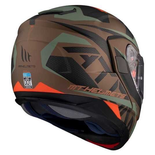 Купить Мотошлем MT ATOM SV SKILL A9 Matt Gold. Представительство в
