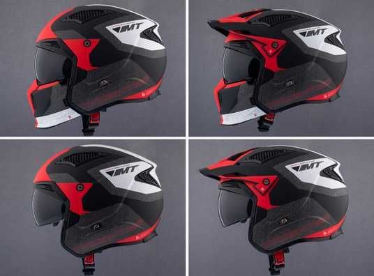 Купити Мотошолом MT Streetfighter SV S Totem B15 Matt Red ECE2206