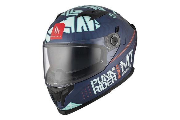 Мотошлем MT BRAKER SV PUNK RIDER C7 Gloss Blue XS