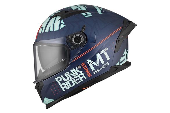 Мотошолом MT BRAKER SV PUNK RIDER C7 Gloss Blue XS