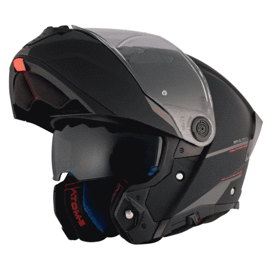 Купить Мотошлем MT ATOM 2 SV Solid A1 Matt Black