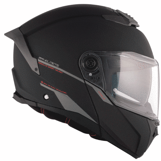 Купить Мотошлем MT ATOM 2 SV Solid A1 Matt Black