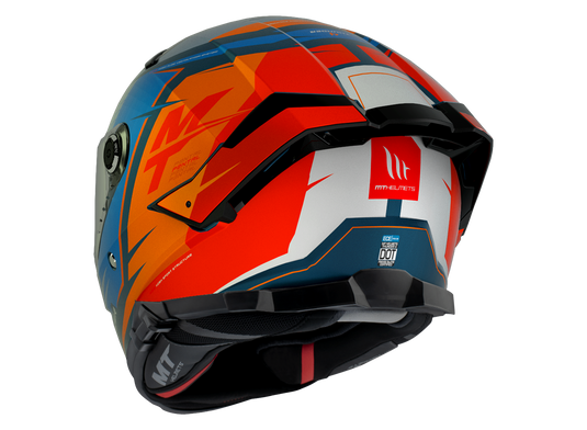Купить Мотошлем MT THUNDER 4 SV Pental B4 Matt Orange