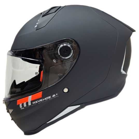 Купити Мотошолом MT Revenge 2 S Solid Matt Black ECE2206. Офіційне