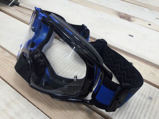 Маска кросова MT Goggles MX EVO Stripes Black/Blue